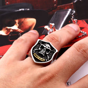 Stainless Steel Gold Plated Men's GOOD LUCK Lucky – Gifts for Him — 1