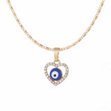 Retro Simple Diamond Hollow Out Love Eye Necklace – Jewelry Gift Ideas — 5