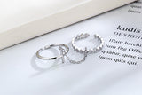 One Piece Geometric Double Ring Female Diamond Cross – Gifts for Her — 5