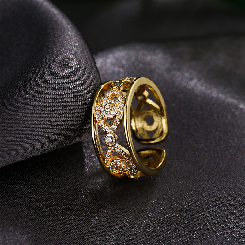 Popular Cutout Design Devil's Eye Ring For Women – Gifts for Her — 1