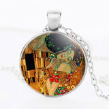 The Kiss Starry Night Sunflower Glass Necklace – Jewelry Gift Ideas — 19