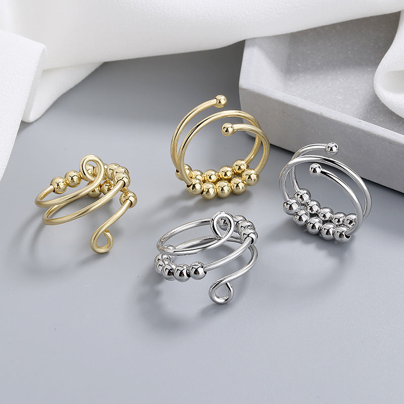 Rotating Ring Double Layer Adjustable – Holiday Gift Ideas — 1