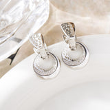 Luxury Hollow Round Moon Rose Gold Silver Color – Jewelry Gift Ideas — 8