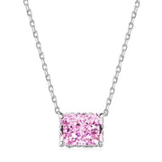 Women's Sterling Silver Zircon Necklace Versatile – Jewelry Gift Ideas — 4