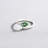 Fashion Twig Green Leaf Ring – Stylish Gifts — 5