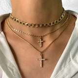 Multi-layer Heart Crystal Pendant Necklace – Jewelry Gift Ideas — 7