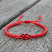 Hand Braided Double Money Knot Bracelet – Jewelry Gift Ideas — 1