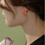 Fashion Stainless Steel Hook Enamel Earrings – Stylish Gifts — 2