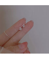 925 Silver Needle Earrings Mini Olive Branc – Unique Gift Ideas — 2