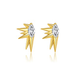 Sterling Silver Stud Earrings Simple All-match Horse – Beauty Gifts — 3