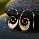 Women's Geometric Spiral Earrings Retro Simple – Gifts for Her — 2