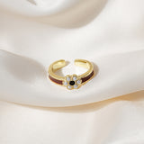 Retro Hong Kong Style Pearl Flower Ring – Stylish Gifts — 5