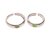 Fashion Personality Gel Drop Glow Couple Ring – Stylish Gifts — 4