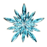 Christmas Blue Snowflake Brooch Pin – Jewelry Gift Ideas — 2