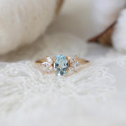 Anti-Sky Blue Topaz Ring For Women – Gifts for Her — 13