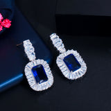 Platinum Zircon Earrings Necklace Set – Jewelry Gift Ideas — 2