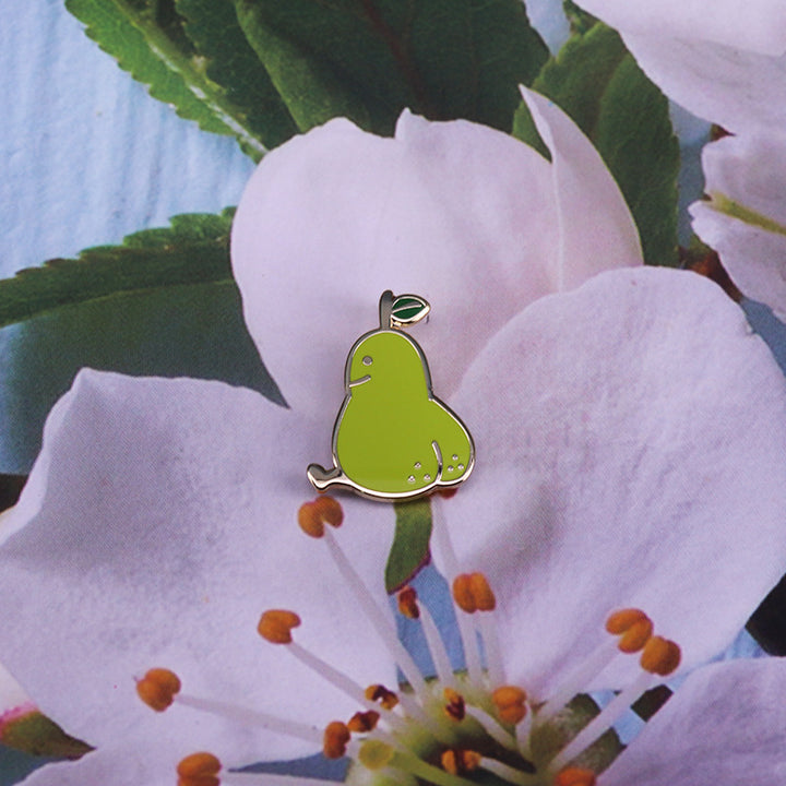 Cute Pear Brooch Cartoon Fruit Badge – Jewelry Gift Ideas — 1
