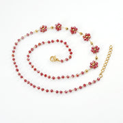 Color Crystal Flowers Stainless Steel Bracelet – Jewelry Gift Ideas — 4