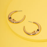 Fashion Retro Earrings Moon C Word – Stylish Gifts — 3