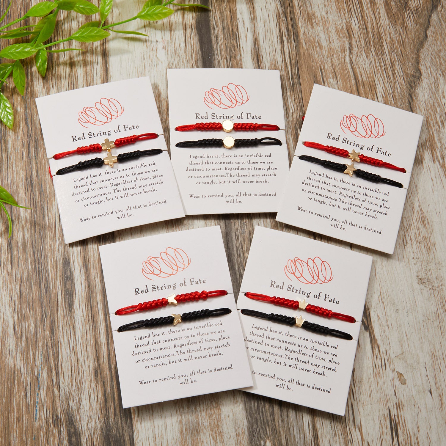 Red Rope Love 6 Knot Lucky Bracelet – Jewelry Gift Ideas — 1