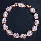 Fashion Drop-shaped Zircon Bracelet For Women – Stylish Gifts — 5