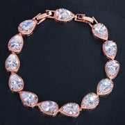 Fashion Drop-shaped Zircon Bracelet For Women – Stylish Gifts — 5
