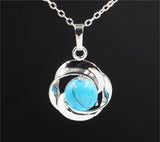 Natural Crystal Small Flower Pendant Necklace – Jewelry Gift Ideas — 5