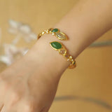 Vintage Green Bracelet Niche And Unique – Jewelry Gift Ideas — 3