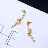 Knotted Long Earrings – Gift Ideas — 8