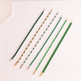 Green Zircon Jewelry Pull Bracelet Female – Jewelry Gift Ideas — 3