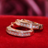 Fashion New Earrings Three-sided Full Diamond Earrings – Stylish Gifts — 7