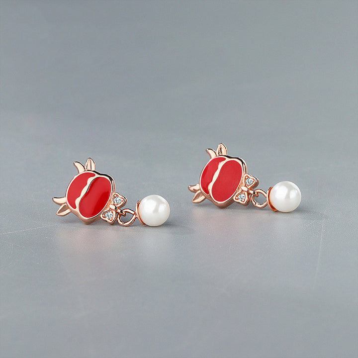 Pure Silver Earrings Female Korean Calf Earrings – Gifts for Her — 1