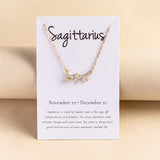 Explosive Diamond Twelve Constellation Necklace – Jewelry Gift Ideas — 11