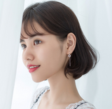Silver earrings female – Gifts for Her — 4