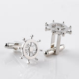 Men's Sailing Personality Rudder Cufflinks – Gifts for Him — 5