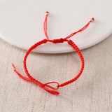 Male And Female Red Rope Couple Beads Threading DIY – Creative Gifts — 7
