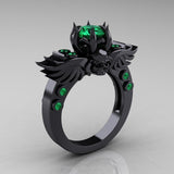 Style Skull Ring Ruby Ring Style Accessories – Stylish Gifts — 11