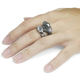 Personalized Retro Ghost Rider Skull Engine Ring – Gift Ideas — 3