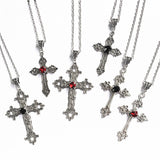 Cross Diamond Pendant Jewelry Necklace Punk Charm – Jewelry Gift Ideas — 9