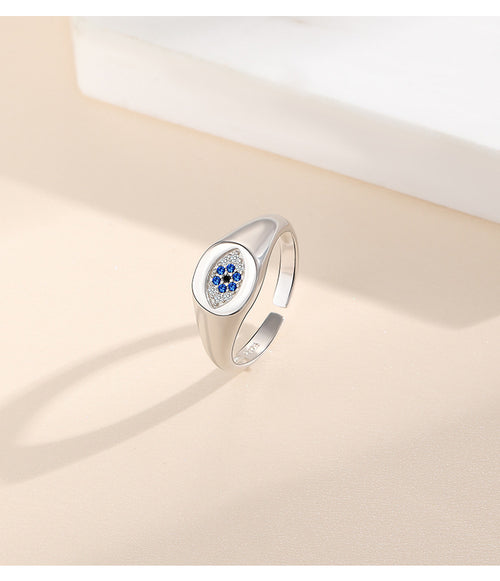 Design Textured Geometric Microset Zircon Ring – Surprise Gifts — 1