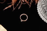 Double Titanium Steel Rose Gold Plated Ring – Meaningful Gifts — 5