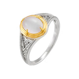 S925 Synthetic Cat's Eye Ring Female – Gifts for Her — 5