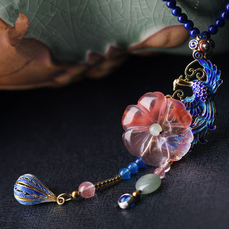 Summer long necklace of ancient ree Thousand Vine – Jewelry Gift Ideas — 1