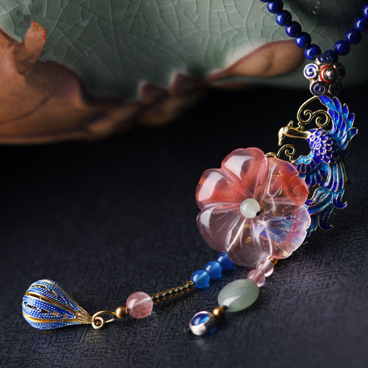 Summer long necklace of ancient ree Thousand Vine – Jewelry Gift Ideas — 1