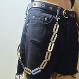 Unique Punk Style Metal Blade Design Sense Phants – Stylish Gifts — 6