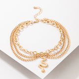 Women's Alloy Snake Geometric Multilayer Creative – Gifts for Her — 7