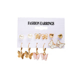 Creative Vintage Pearl Hoop Earrings Set – Stylish Gifts — 7