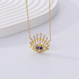 Lady Devil's Eye Zircon Necklace – Jewelry Gift Ideas — 2