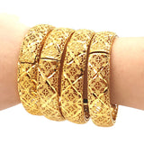 Gold Plated Openwork Copper Bracelet Ethiopia – Jewelry Gift Ideas — 3