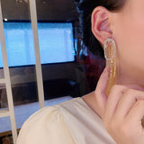 Women's Long Micro-set Zircon Tassel Earrings – Gifts for Her — 6